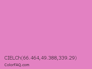 CIELCh 66.464,49.388,339.29 Color Image