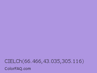 CIELCh 66.466,43.035,305.116 Color Image