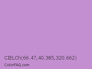 CIELCh 66.47,40.385,320.662 Color Image