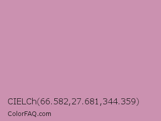 CIELCh 66.582,27.681,344.359 Color Image