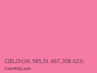 CIELCh 66.585,51.667,358.623 Color Image