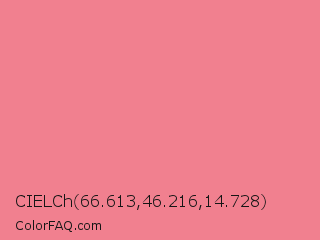CIELCh 66.613,46.216,14.728 Color Image