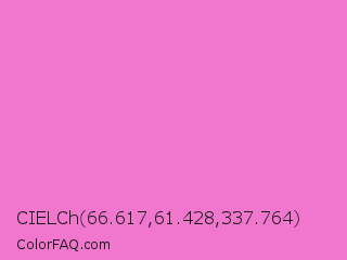 CIELCh 66.617,61.428,337.764 Color Image