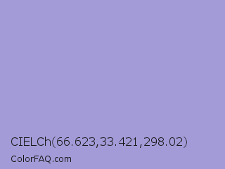 CIELCh 66.623,33.421,298.02 Color Image