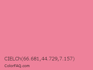 CIELCh 66.681,44.729,7.157 Color Image