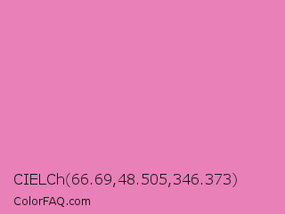 CIELCh 66.69,48.505,346.373 Color Image
