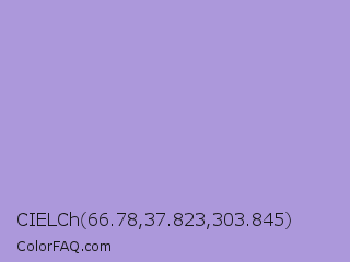 CIELCh 66.78,37.823,303.845 Color Image