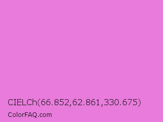 CIELCh 66.852,62.861,330.675 Color Image