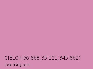 CIELCh 66.868,35.121,345.862 Color Image
