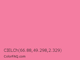 CIELCh 66.88,49.298,2.329 Color Image