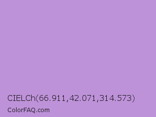 CIELCh 66.911,42.071,314.573 Color Image