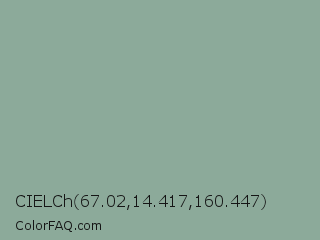 CIELCh 67.02,14.417,160.447 Color Image