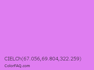 CIELCh 67.056,69.804,322.259 Color Image
