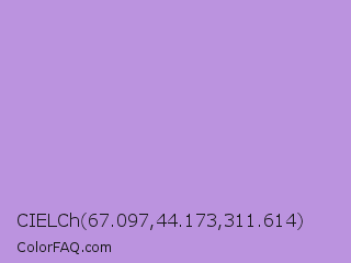 CIELCh 67.097,44.173,311.614 Color Image