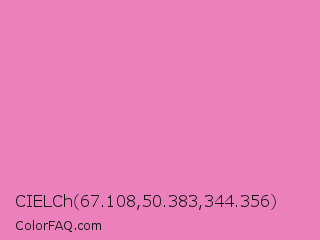 CIELCh 67.108,50.383,344.356 Color Image
