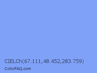 CIELCh 67.111,48.452,283.759 Color Image