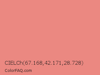 CIELCh 67.168,42.171,28.728 Color Image