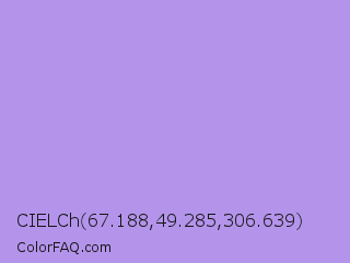 CIELCh 67.188,49.285,306.639 Color Image