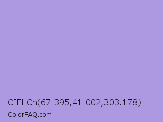 CIELCh 67.395,41.002,303.178 Color Image