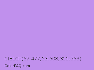 CIELCh 67.477,53.608,311.563 Color Image