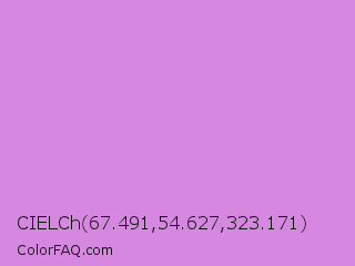CIELCh 67.491,54.627,323.171 Color Image