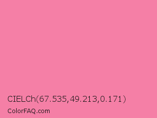 CIELCh 67.535,49.213,0.171 Color Image
