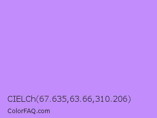 CIELCh 67.635,63.66,310.206 Color Image