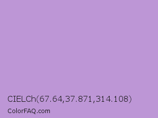 CIELCh 67.64,37.871,314.108 Color Image