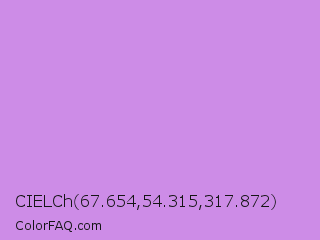 CIELCh 67.654,54.315,317.872 Color Image