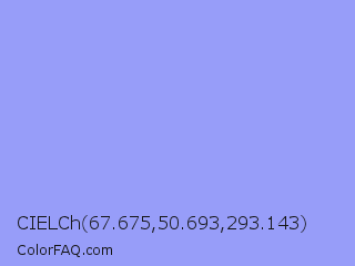 CIELCh 67.675,50.693,293.143 Color Image
