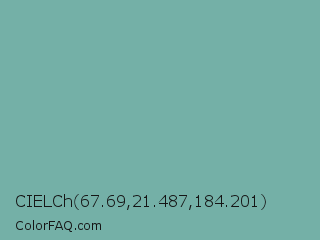 CIELCh 67.69,21.487,184.201 Color Image
