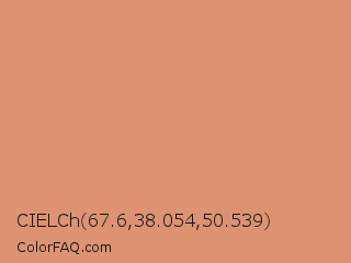 CIELCh 67.6,38.054,50.539 Color Image
