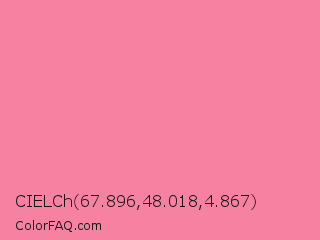 CIELCh 67.896,48.018,4.867 Color Image