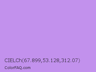 CIELCh 67.899,53.128,312.07 Color Image