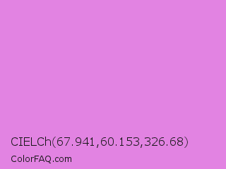 CIELCh 67.941,60.153,326.68 Color Image