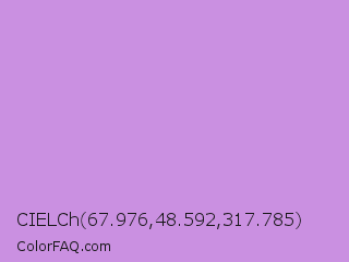 CIELCh 67.976,48.592,317.785 Color Image