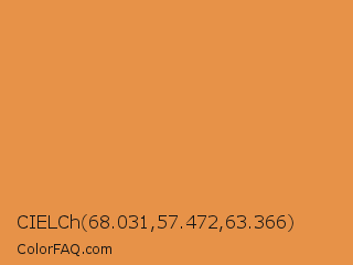 CIELCh 68.031,57.472,63.366 Color Image