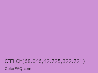CIELCh 68.046,42.725,322.721 Color Image