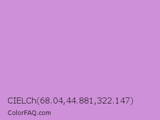 CIELCh 68.04,44.881,322.147 Color Image