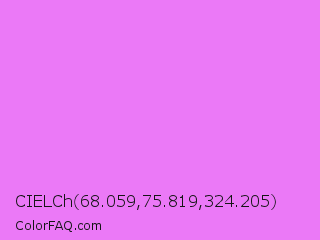 CIELCh 68.059,75.819,324.205 Color Image
