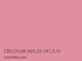 CIELCh 68.069,33.187,5.9 Color Image