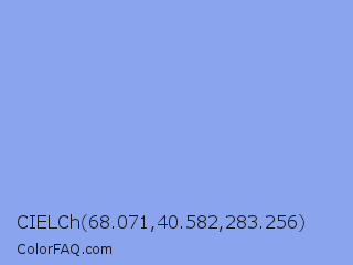 CIELCh 68.071,40.582,283.256 Color Image