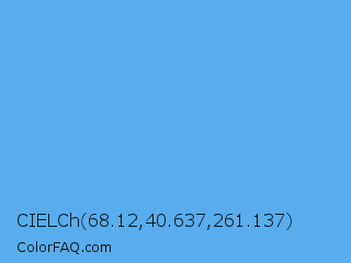 CIELCh 68.12,40.637,261.137 Color Image