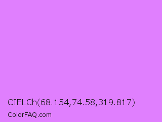 CIELCh 68.154,74.58,319.817 Color Image