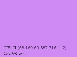 CIELCh 68.169,60.887,316.112 Color Image