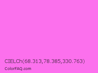 CIELCh 68.313,78.385,330.763 Color Image