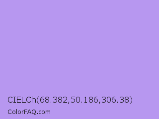 CIELCh 68.382,50.186,306.38 Color Image