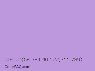 CIELCh 68.384,40.122,311.789 Color Image