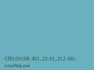 CIELCh 68.401,23.61,212.66 Color Image
