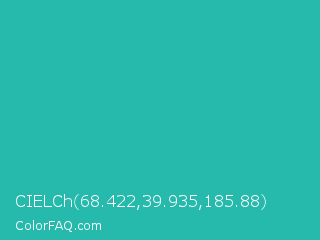CIELCh 68.422,39.935,185.88 Color Image